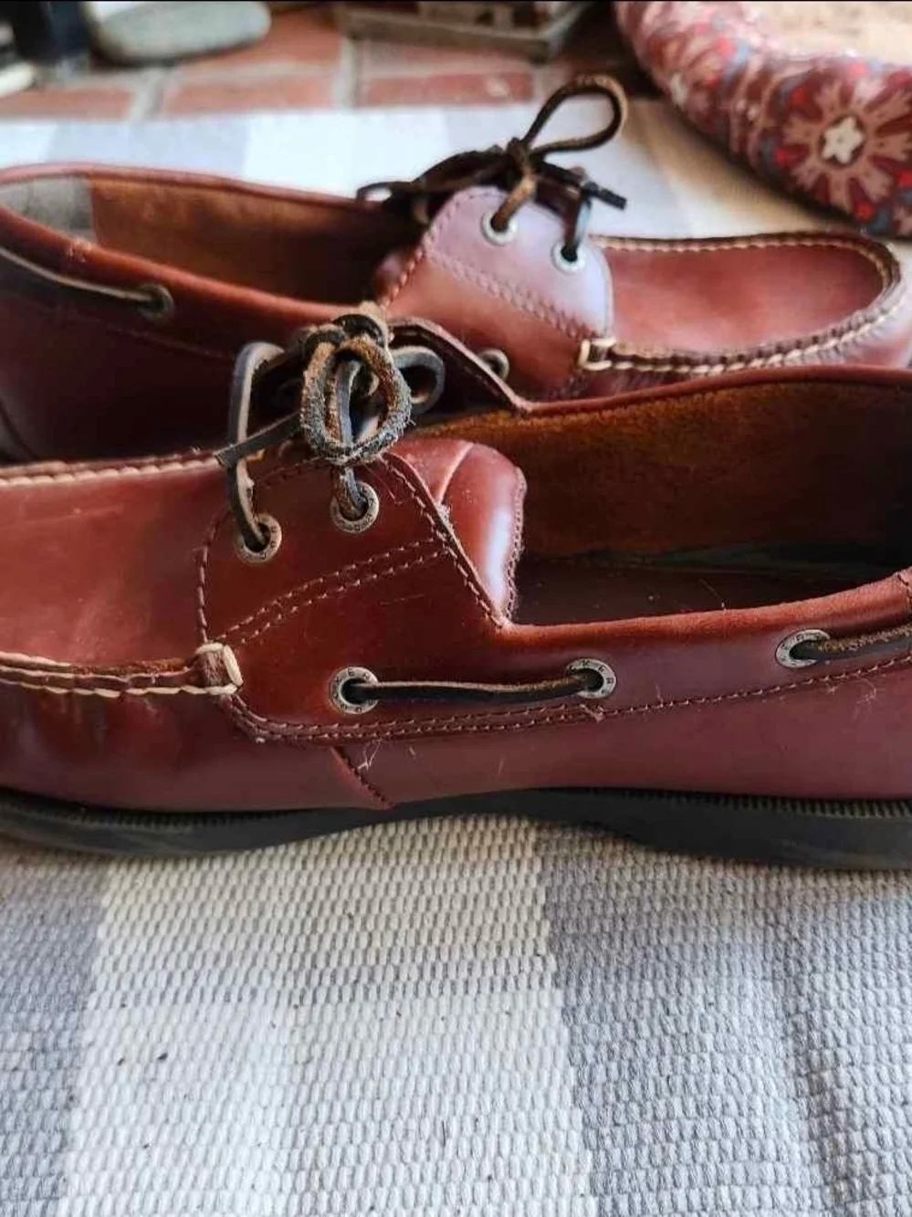 Dockers Castaway Men's Brown Leather Boat Shoes